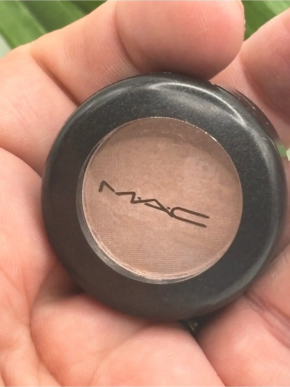 MAC Naked Lunch Eyeshadow Tested Frosty Peachy Pink